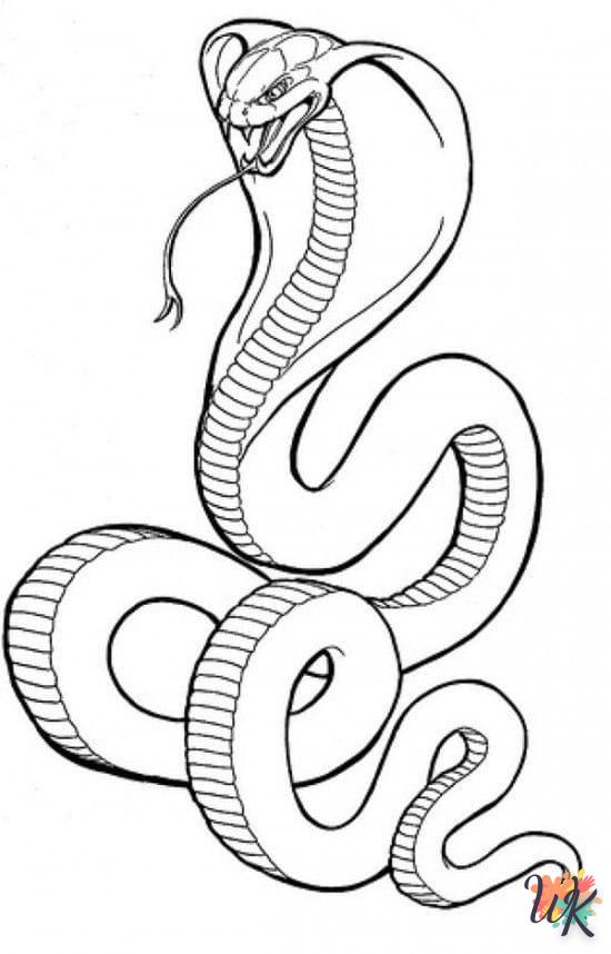 Coloriage Serpent 90