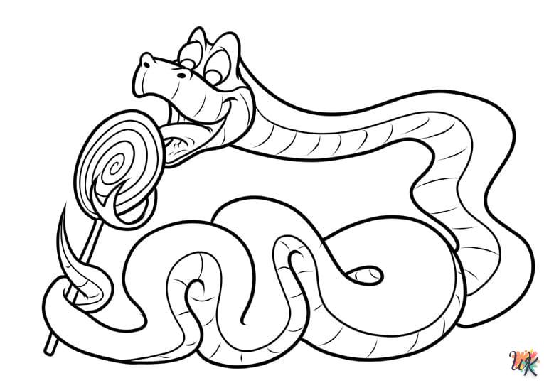 Coloriage Serpent 91