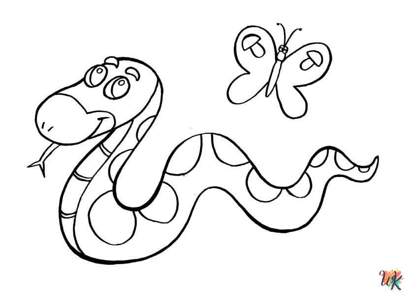 Coloriage Serpent 92