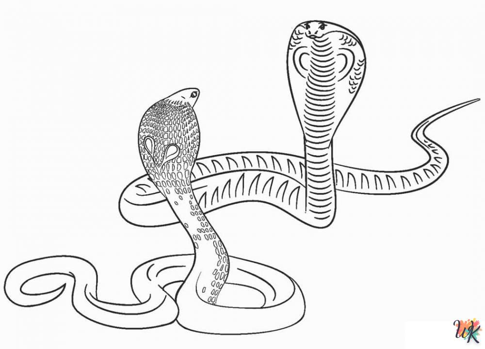 Coloriage Serpent 95