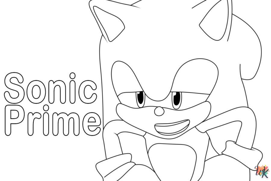 coloriage Sonic  en ligne