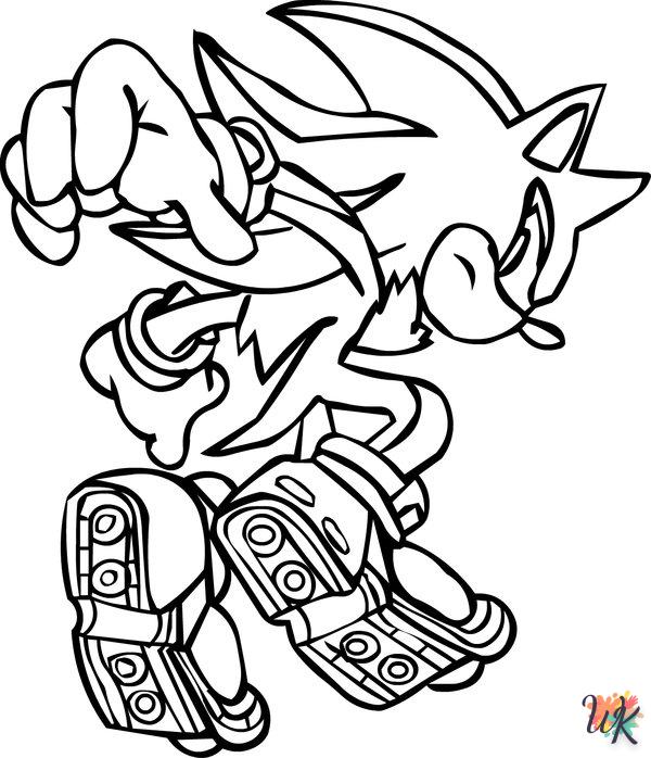 coloriage Sonic  gratuit en ligne