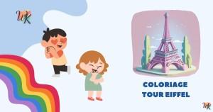 Coloriage Tour Eiffel Majestic Gratuit Imprimable