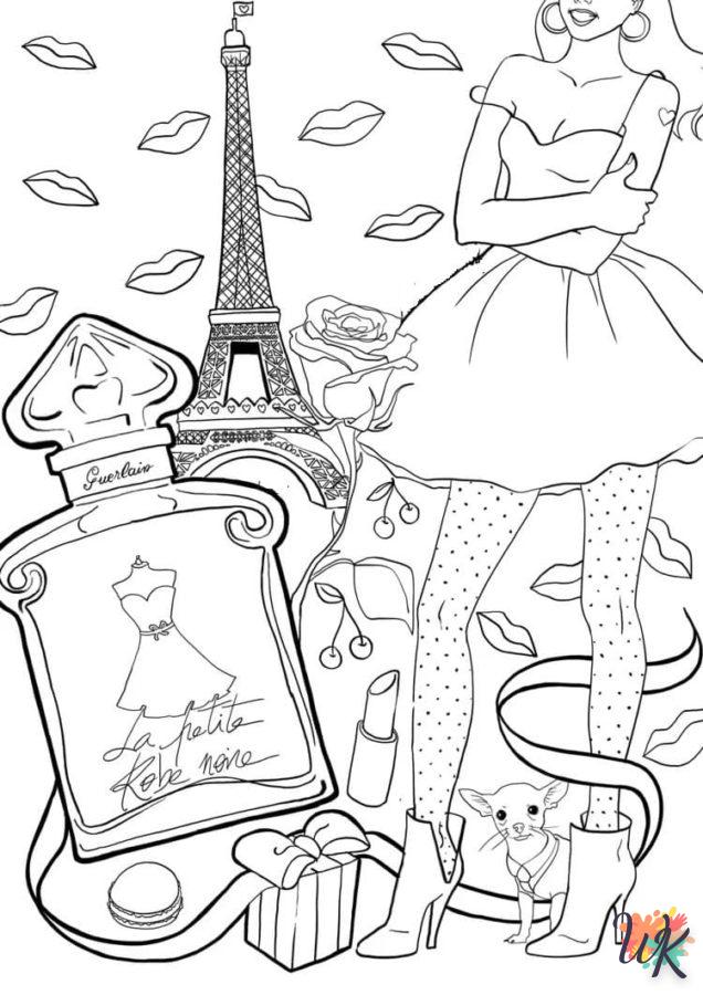 coloriage Tour Eiffel  sonic en ligne gratuit à imprimer