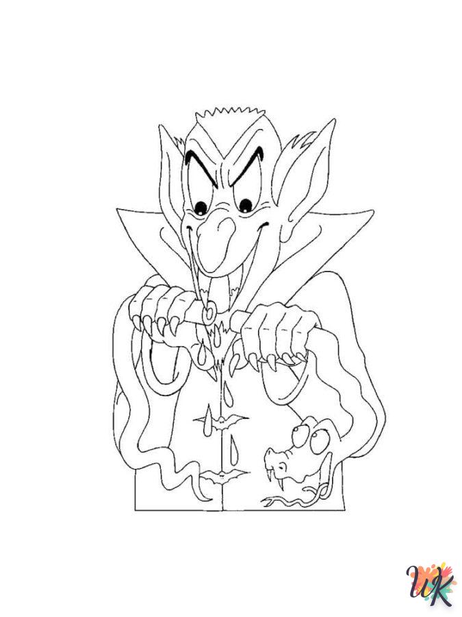 coloriage Vampire  gratuit en ligne 1