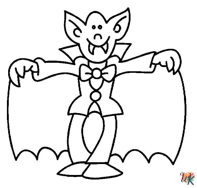 coloriage Vampire  à imprimer gratuitement 1