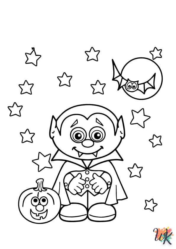 coloriage Vampire  à imprimer pour enfant de 12 ans 1