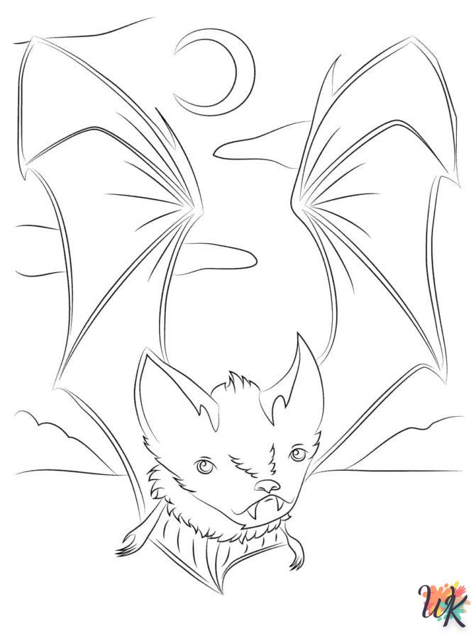 coloriage Vampire  pour bebe a imprimer 2