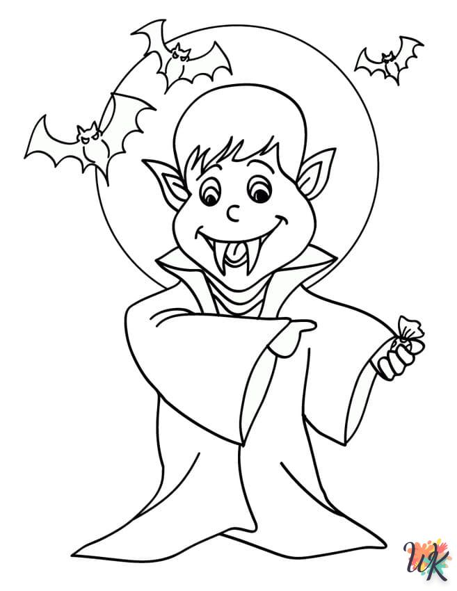 a imprimer coloriage Vampire  gratuit 1