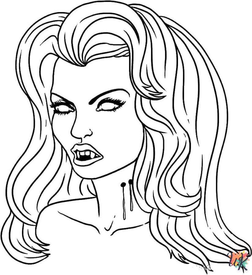 coloriage Vampire  gratuit 1