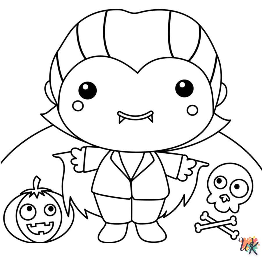 coloriage Vampire  pour enfants a imprimer 1