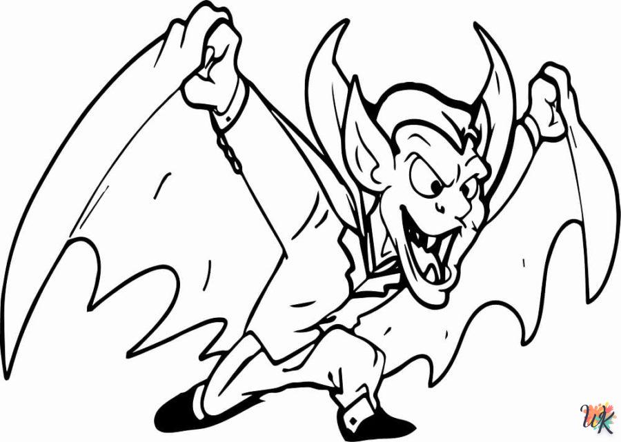 coloriage Vampire  a colorier en ligne gratuitement