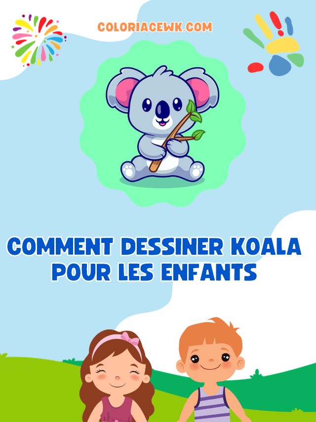 Como desenhar Koala para crianças