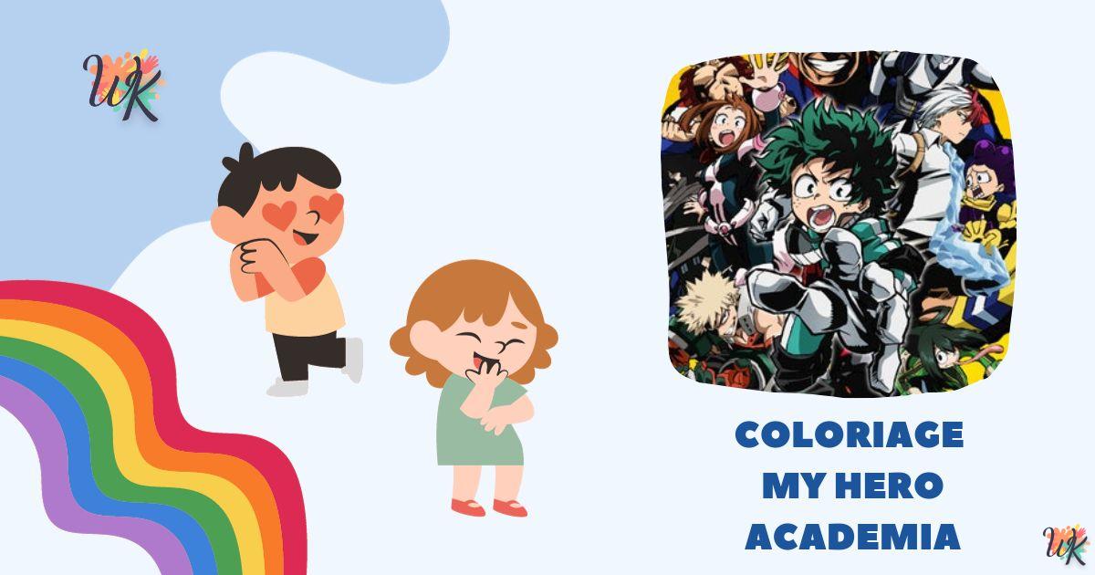 Coloriage My Hero Academia dernier  – Téléchargement Gratuit