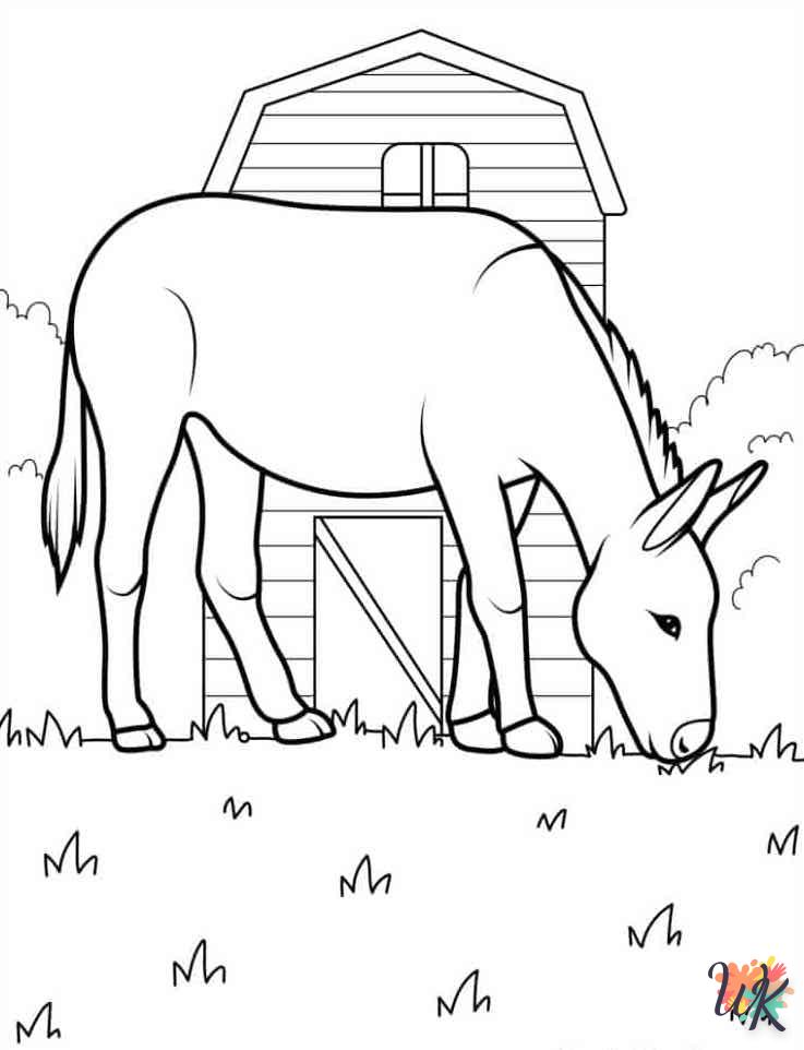 coloriage Animaux De La Ferme  et dessin a imprimer