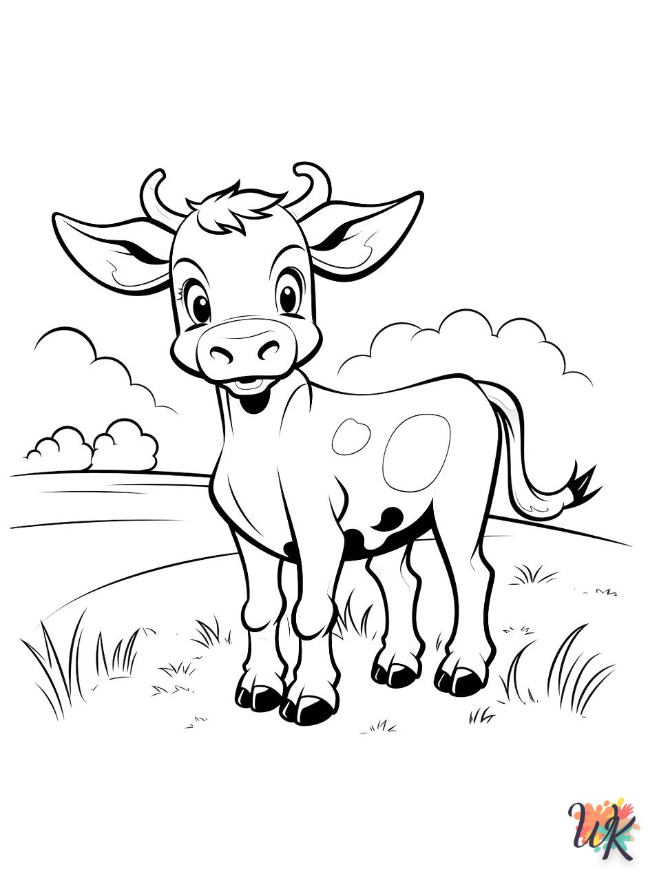 coloriage Animaux De La Ferme  à colorier en ligne gratuit