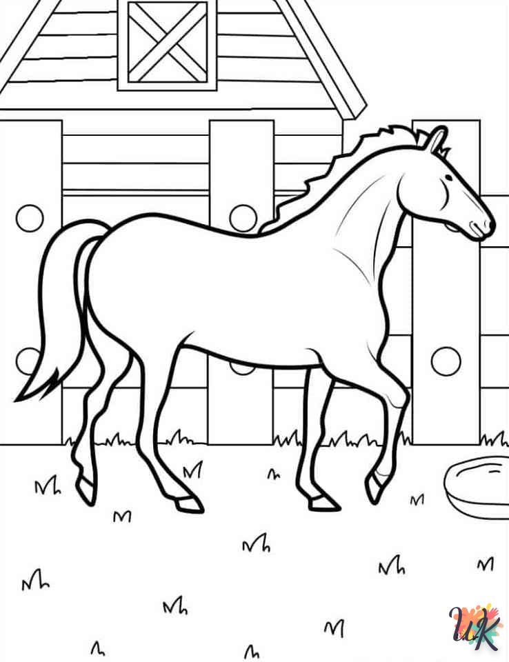 coloriage Animaux De La Ferme  à imprimer gratuitement pdf