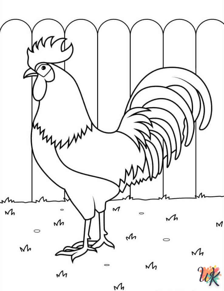 coloriage Animaux De La Ferme  pour enfants a imprimer gratuit