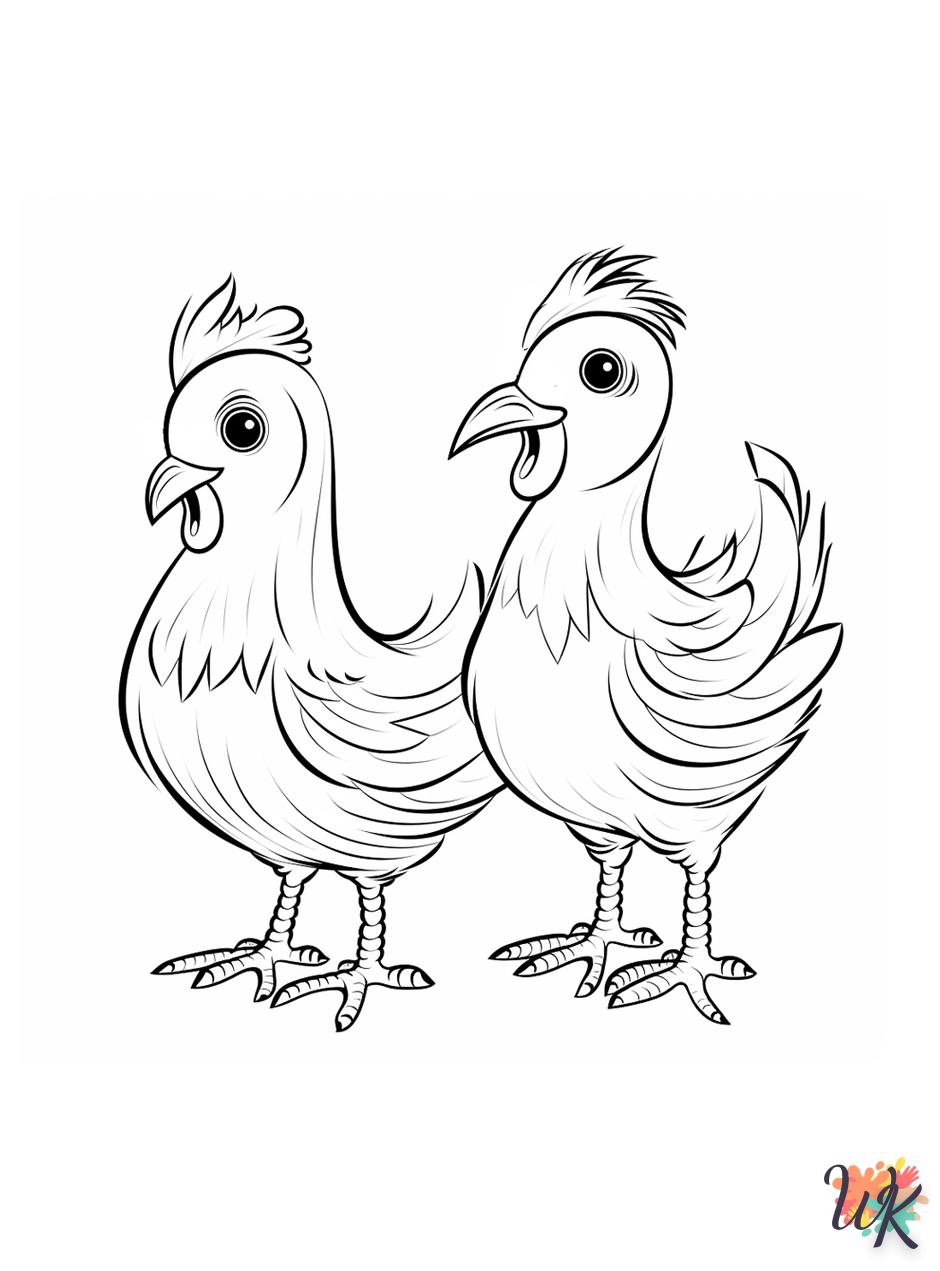 coloriage Animaux De La Ferme  pour enfant gratuit