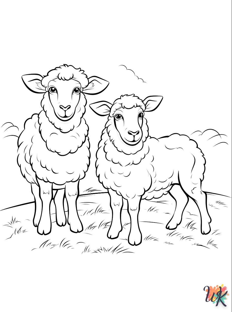 coloriage Animaux De La Ferme  à imprimer pdf gratuit