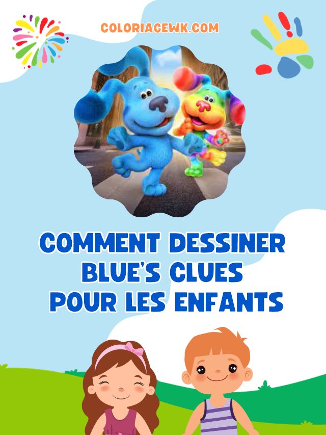 Wie zeichnet man Blue's Clues für Kinder?