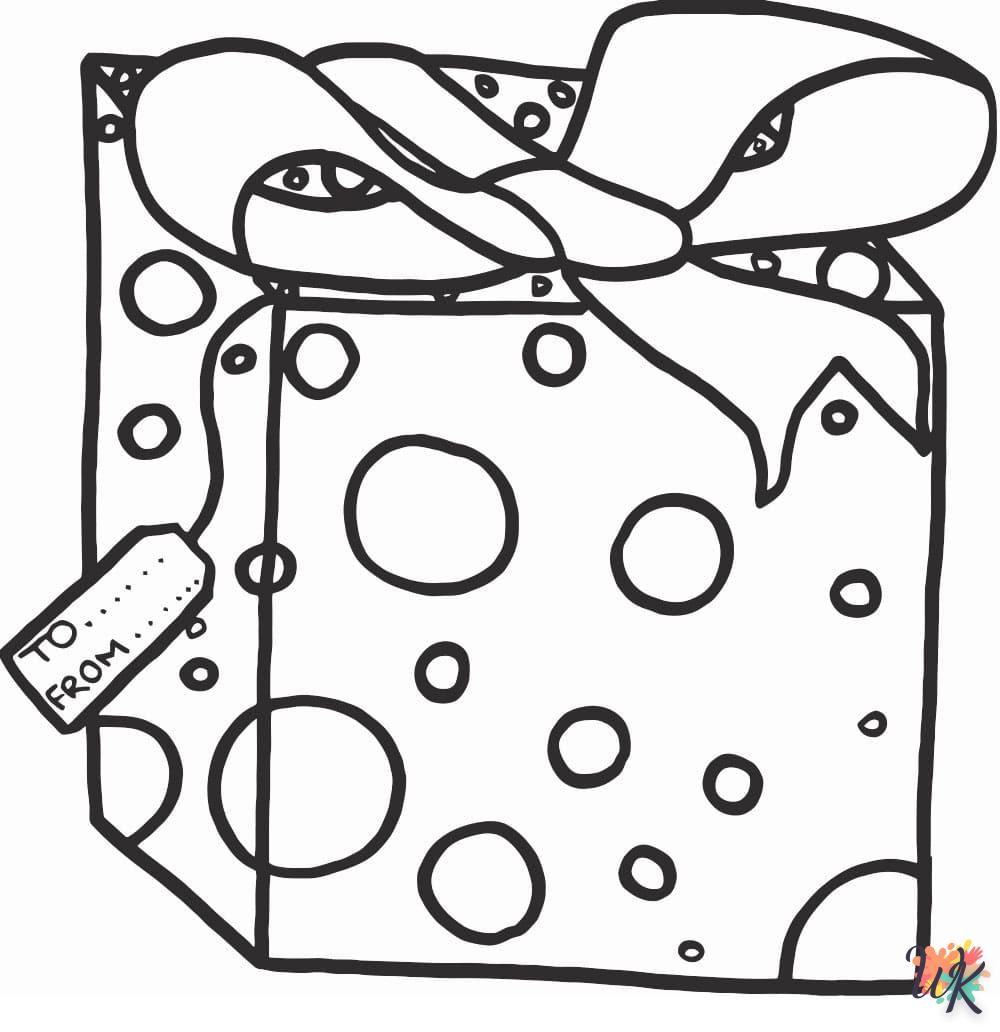 coloriage Cadeaux de Noel  à imprimer gratuitement pdf 2