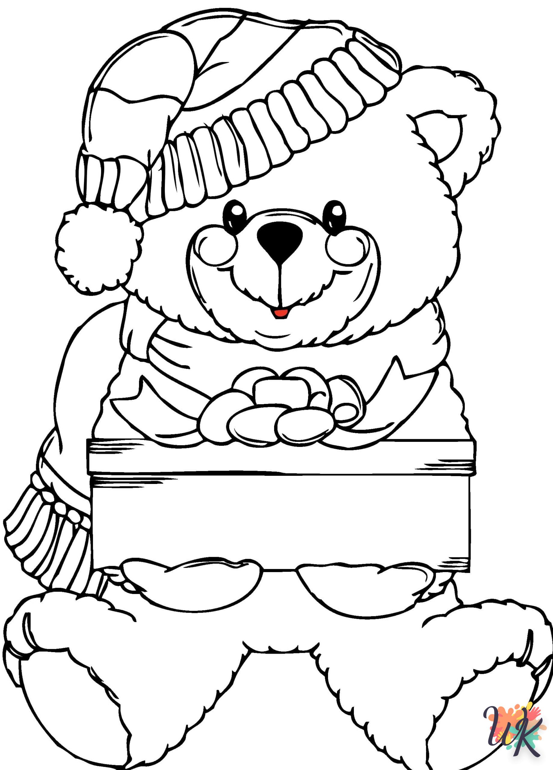 coloriage Cadeaux de Noel  en ligne gratuit pour 12 ans