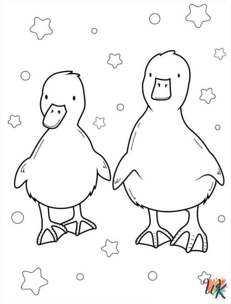 coloriage Canard  pour enfant à imprimer