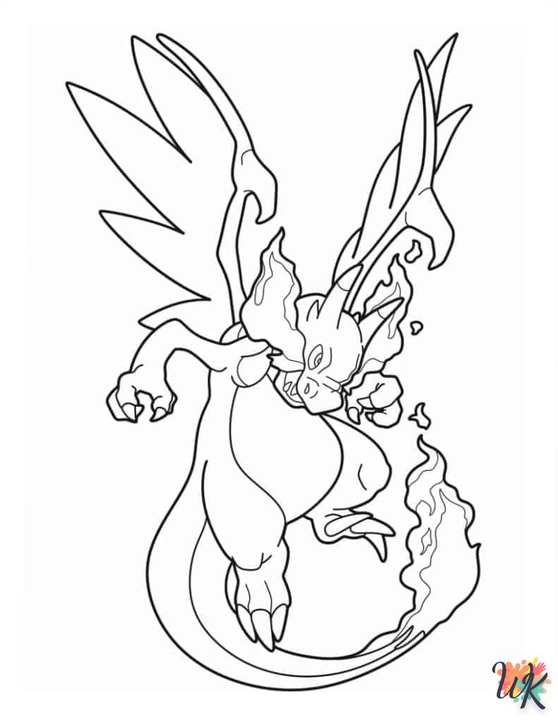 Coloriage Dracaufeu 23