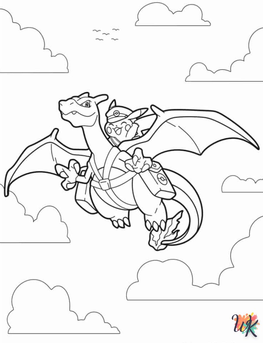 Coloriage Dracaufeu 24