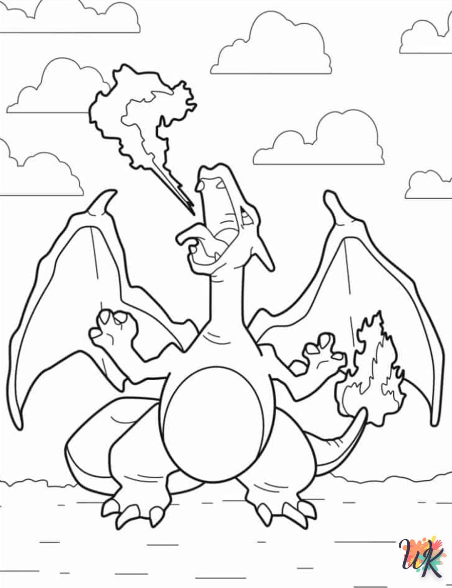 Coloriage Dracaufeu 37