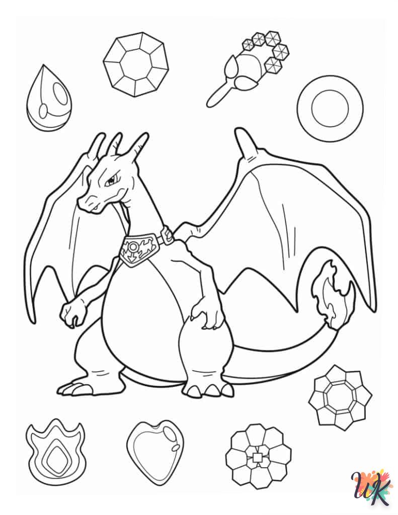 Coloriage Dracaufeu 38