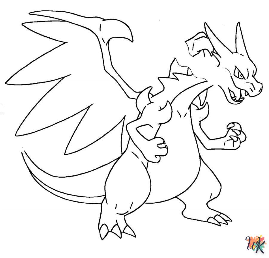 Coloriage Dracaufeu 5