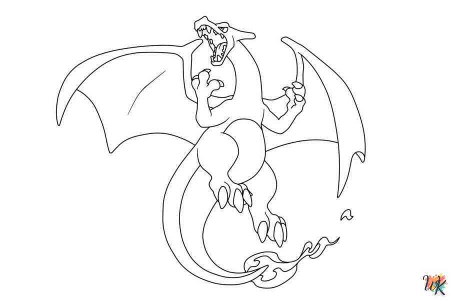 Coloriage Dracaufeu 53