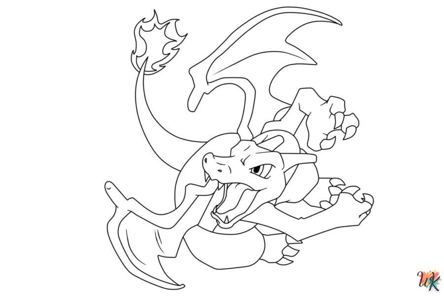 Coloriage Dracaufeu 54