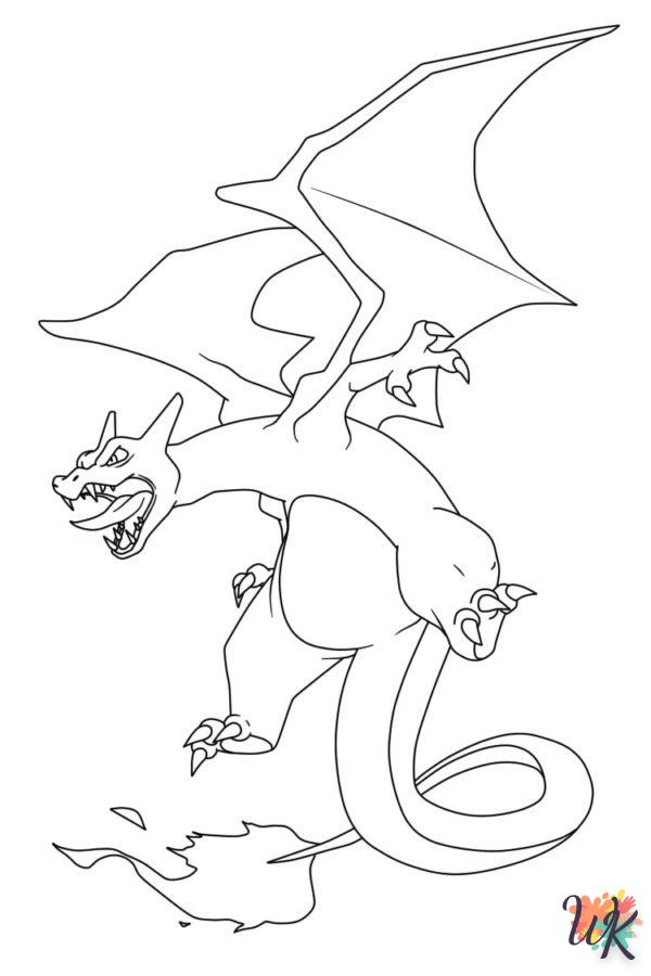 Coloriage Dracaufeu 55