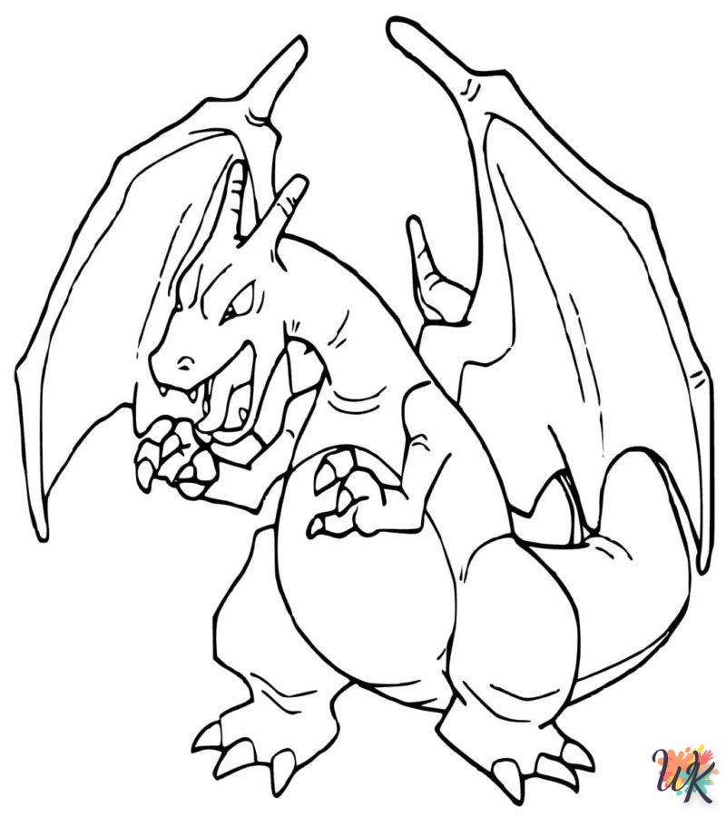 Coloriage Dracaufeu 73