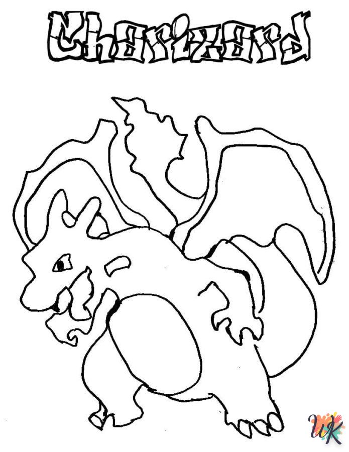 Coloriage Dracaufeu 77