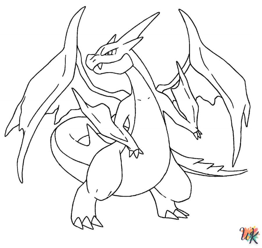 Coloriage Dracaufeu 8