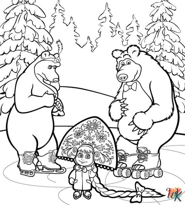 coloriage Hiver  enfant 3 ans a imprimer