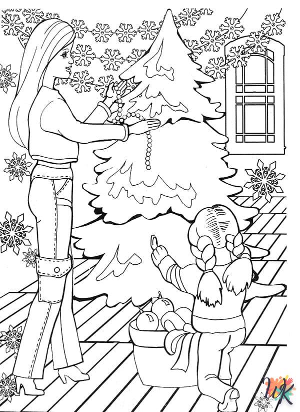 coloriage Hiver  à imprimer pour enfant de 4 ans 1