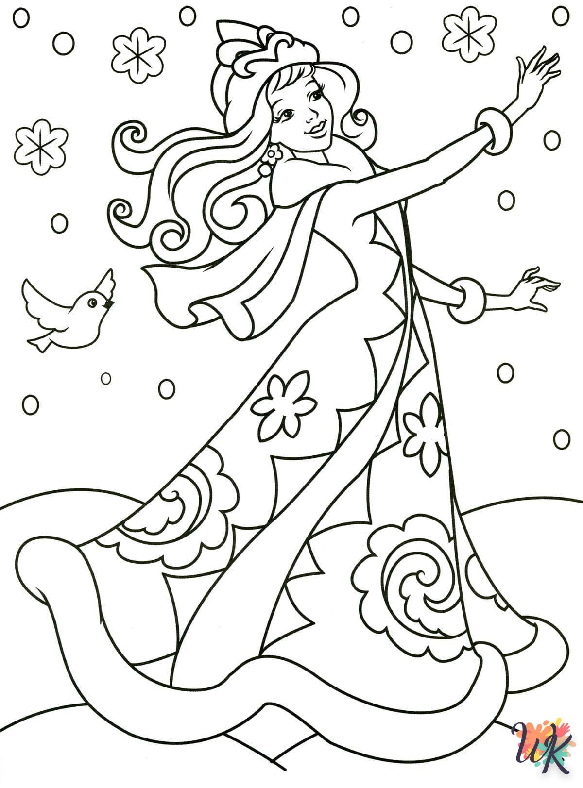 coloriage Hiver  en ligne gratuit pour 12 ans