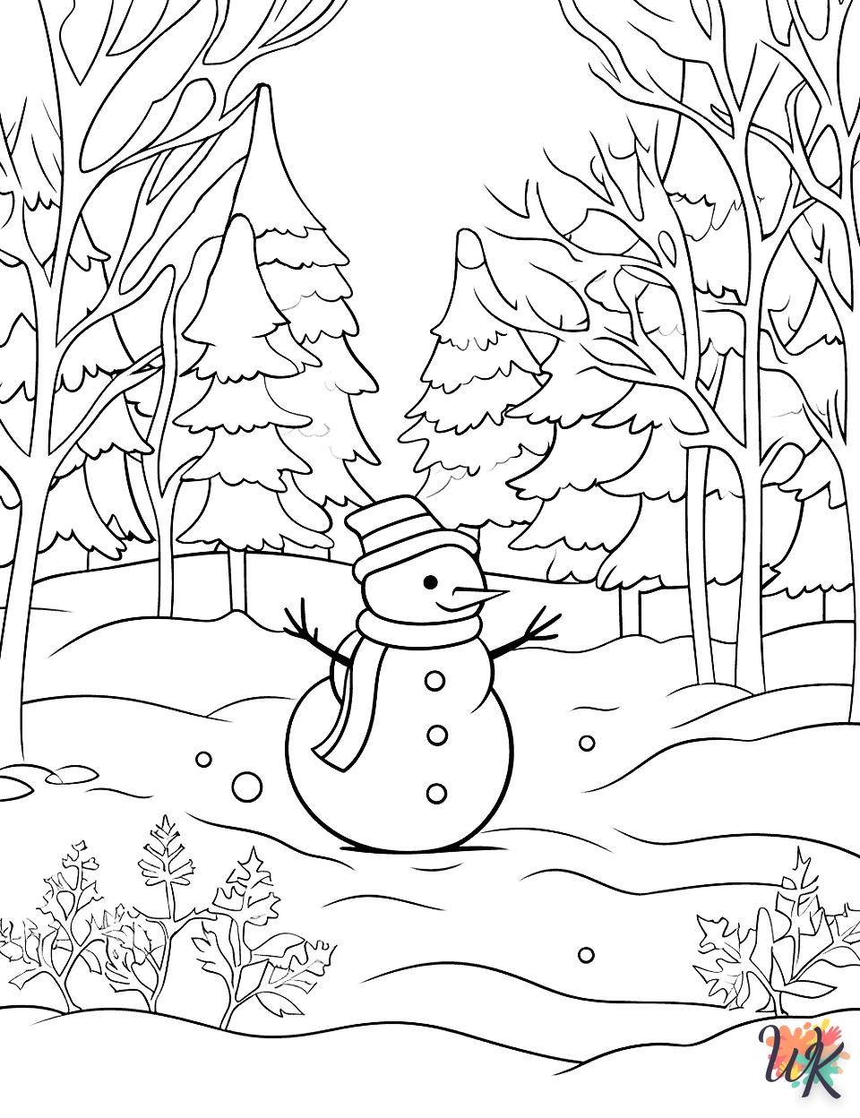 coloriage Hiver  gratuit 1