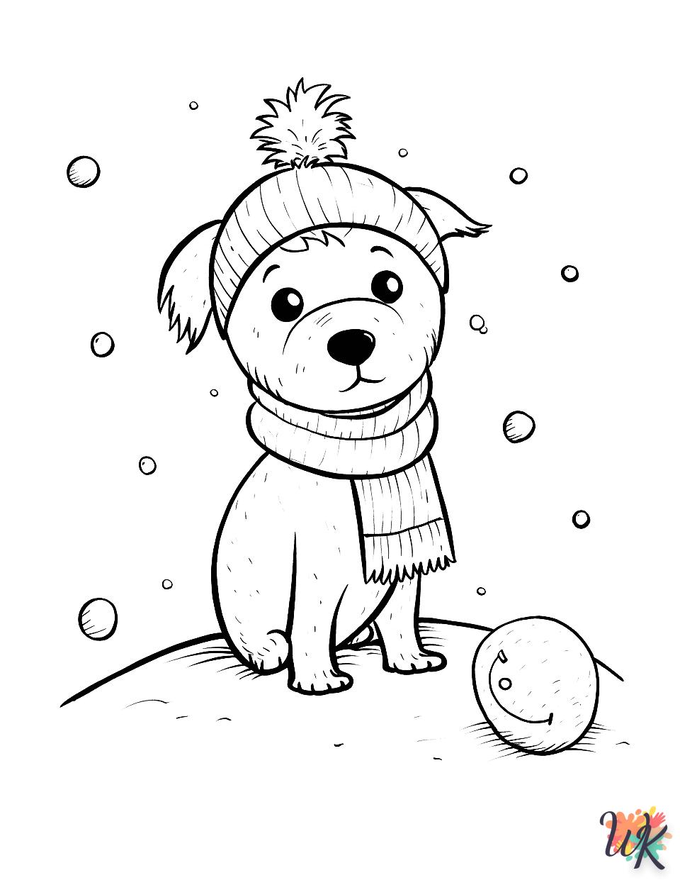 coloriage Hiver  à colorier en ligne gratuit