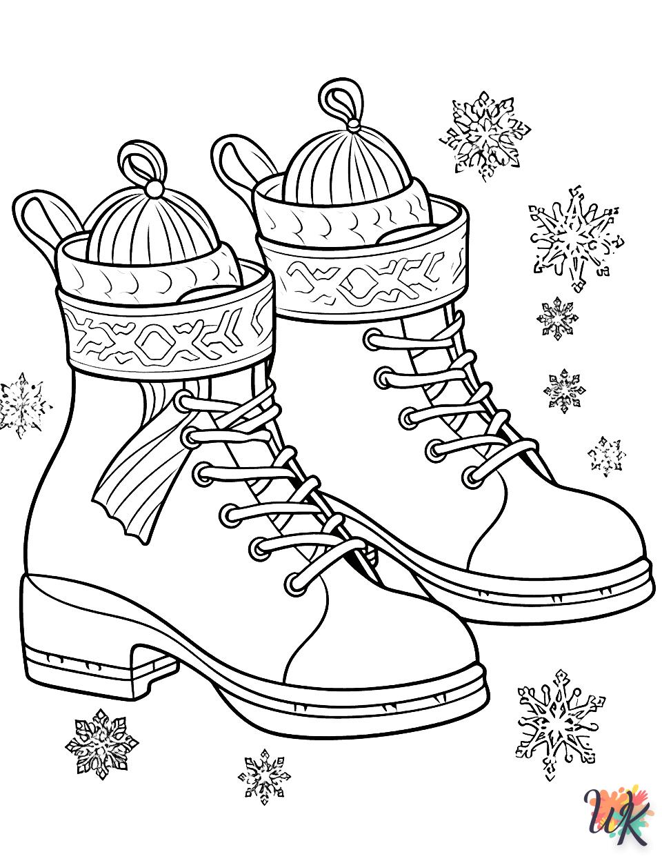 coloriage Hiver  pour lutter contre le stress 1