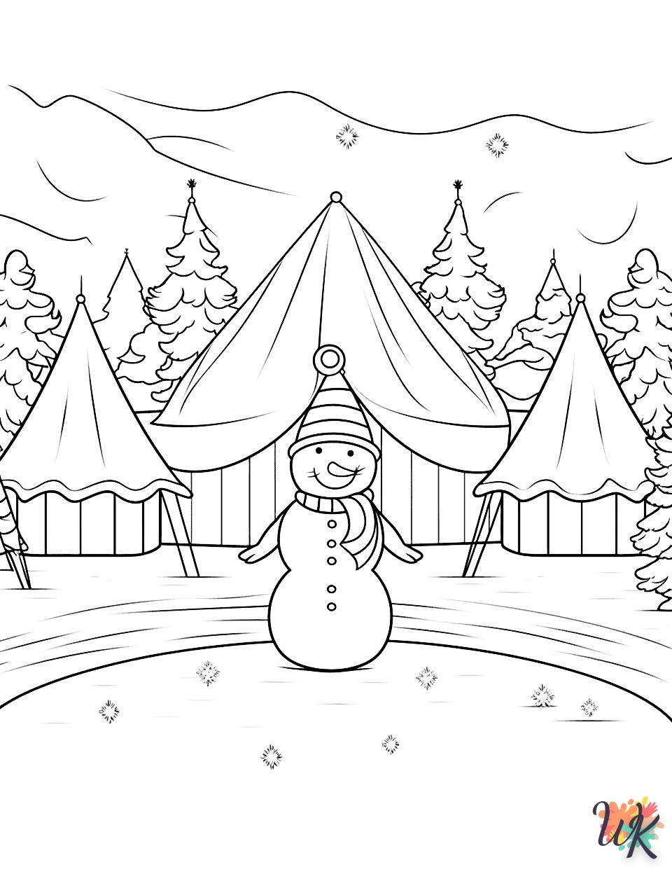 coloriage Hiver  pour primaire 1