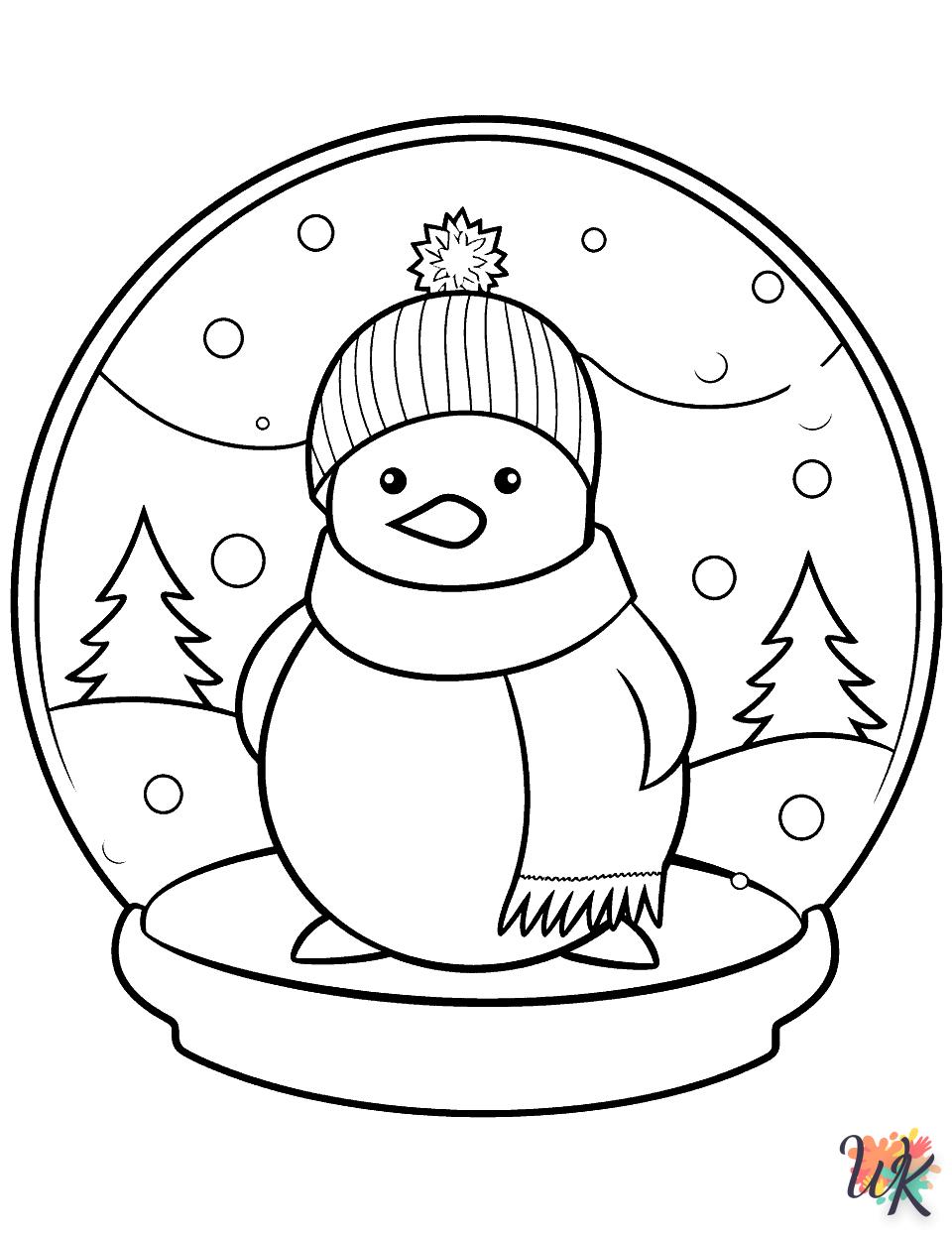 coloriage Hiver  pour enfant de 7 ans