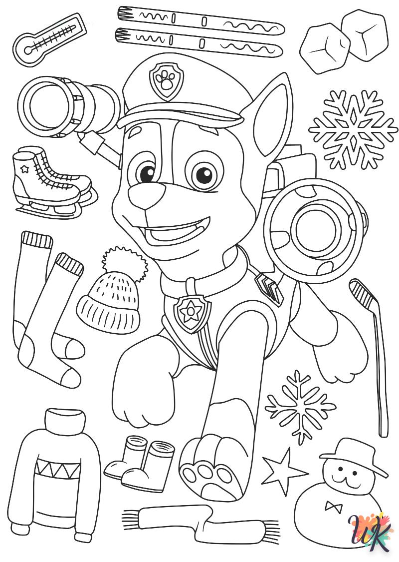 coloriage Hiver  de pour enfants 1