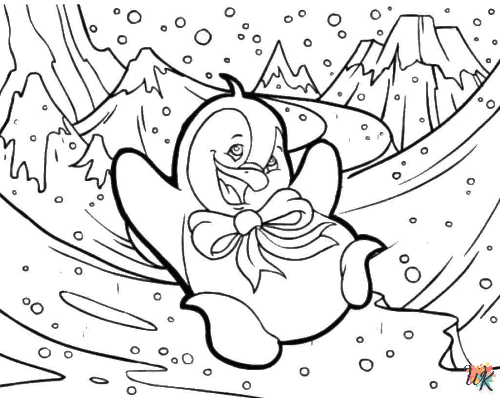 coloriage Hiver  pour enfant de 8 ans