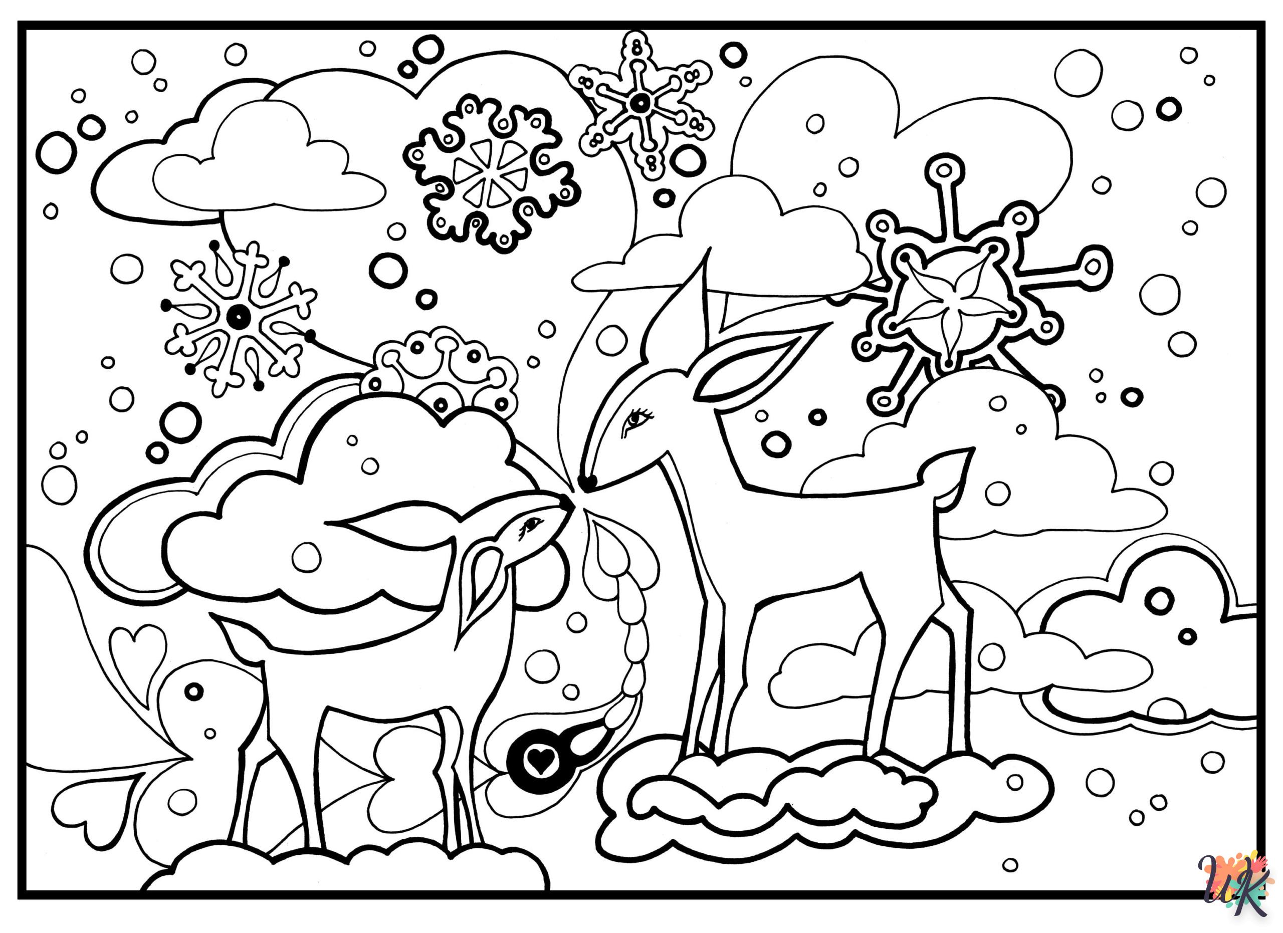 coloriage Hiver  et dessin a imprimer 2